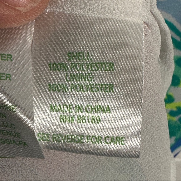 Lilly Pulitzer Lexi dress in "Beach Please," size M, slip dress, flounce overlay - Picture 7 of 14